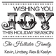 Wishing You Joy Square Gift Stickers Image 2 of 2